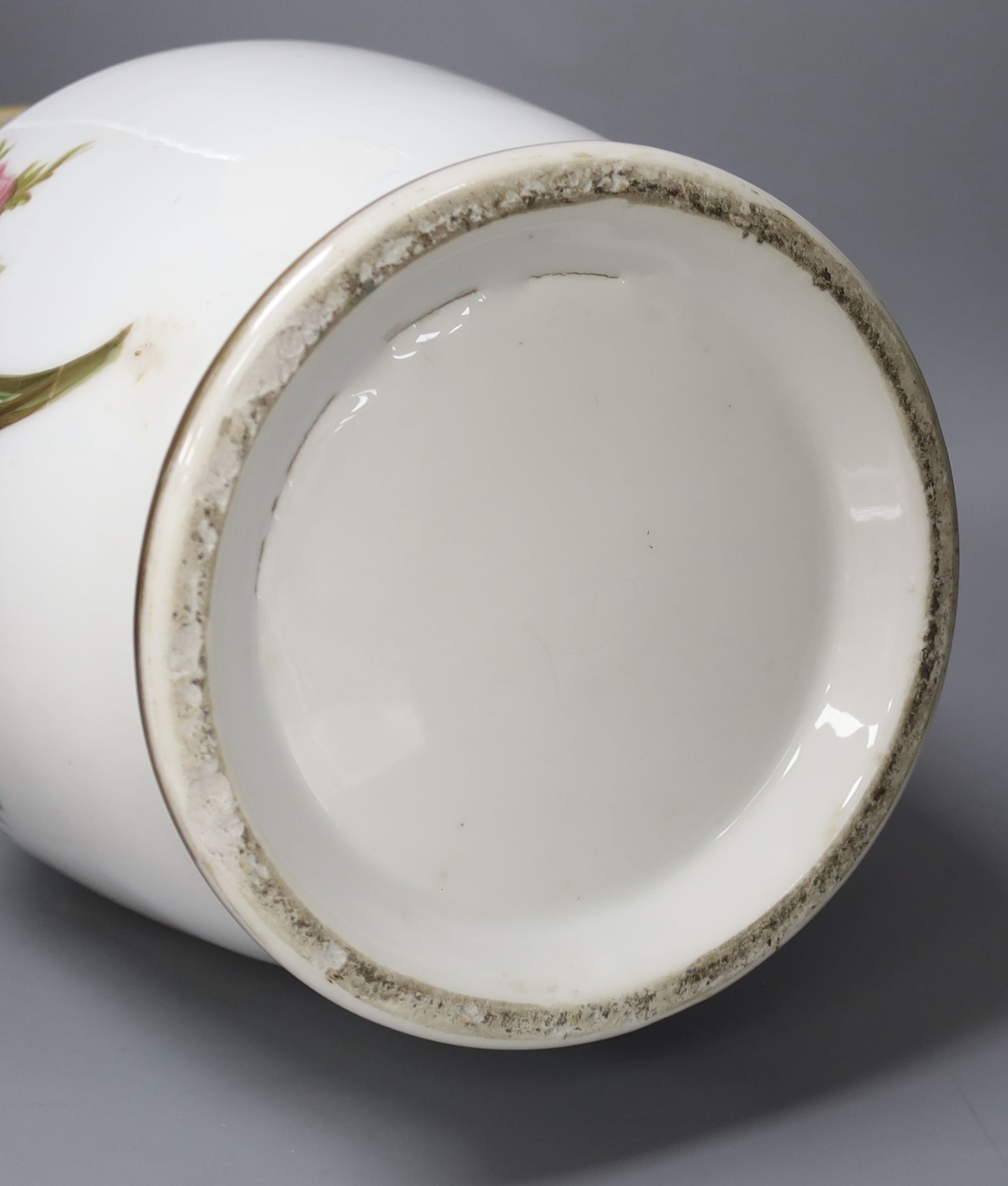 A large 19th century Paris porcelain vase 50cm
